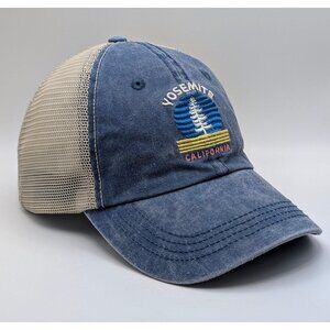 Yosemite California National Park Hiking Trees Nature Strap Back Hat Adjustable